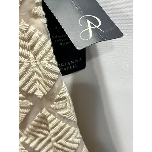Adrianna Papell Lightweight Cream
Embroidered Lace Sheath Dress
Lined Sz 10 NEW‎ - Picture 3 of 9
